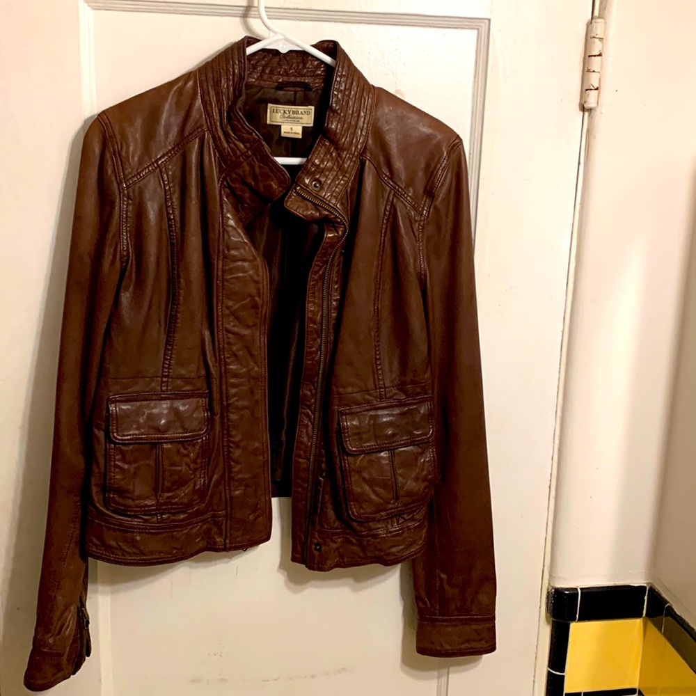 Leather jacket